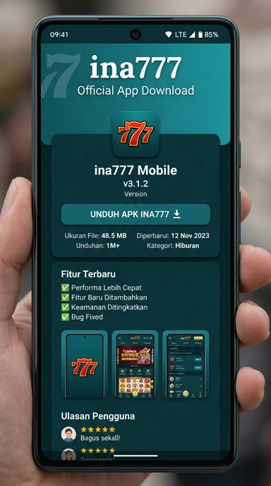 Tampilan halaman APK ina777